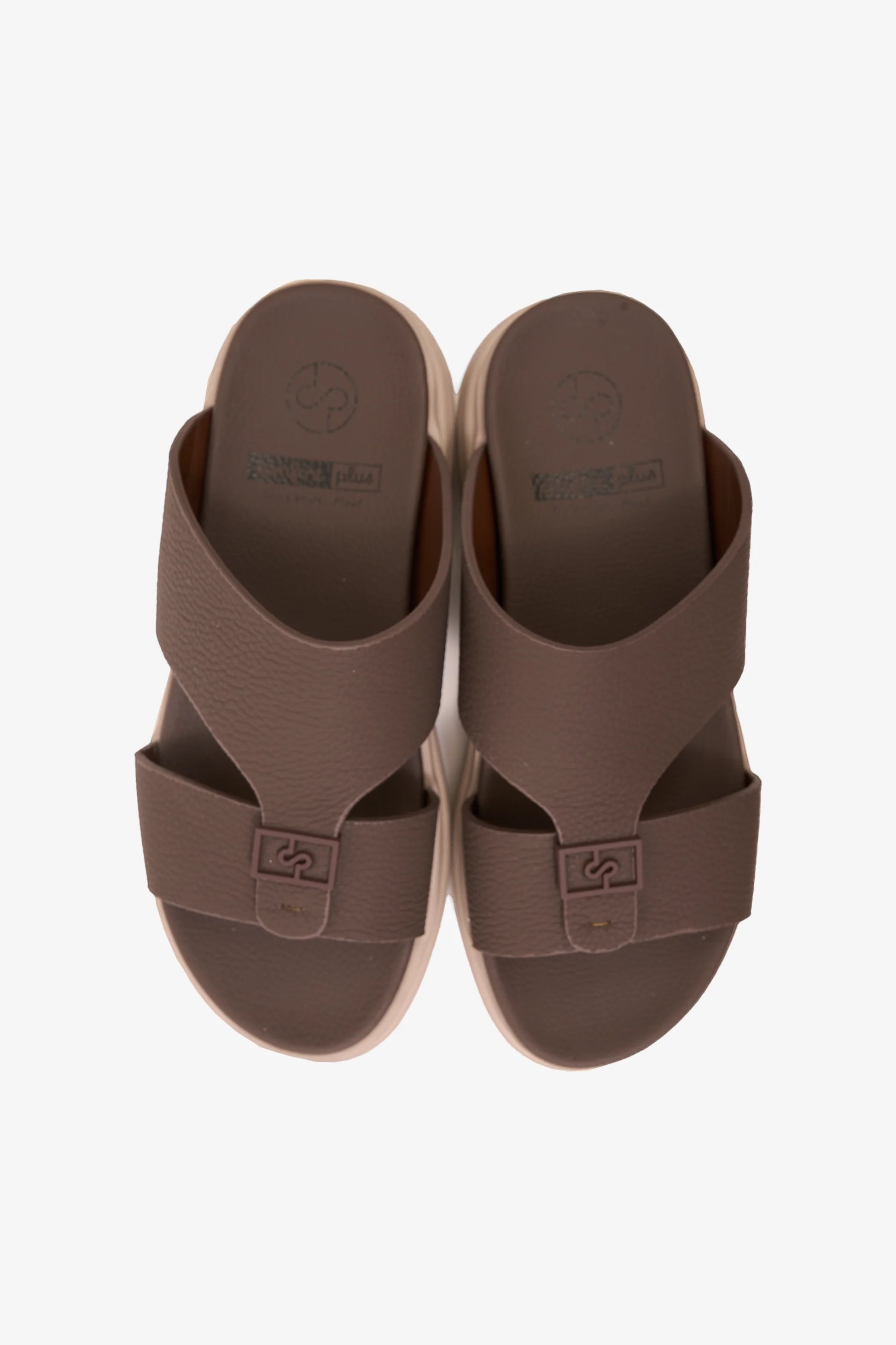Comfort Plus Men's Signature Step Arabic Sandals Coffee MSDGBCPDN106