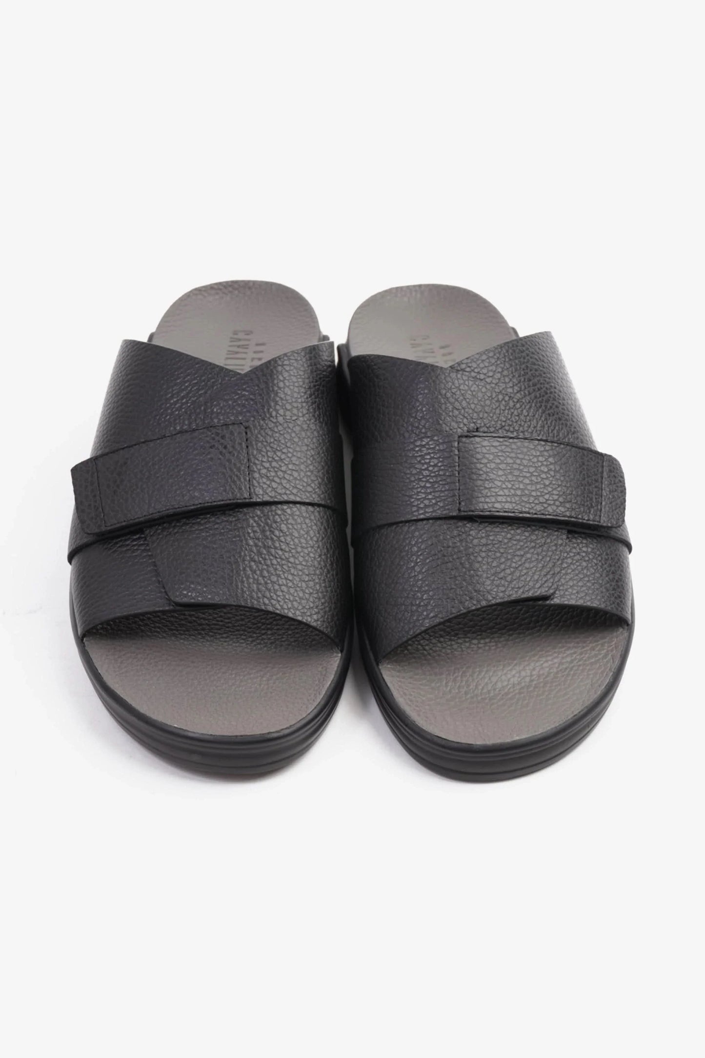 Cavalier Uomo Men's Strappy Sandals Black MSDCVSUN508