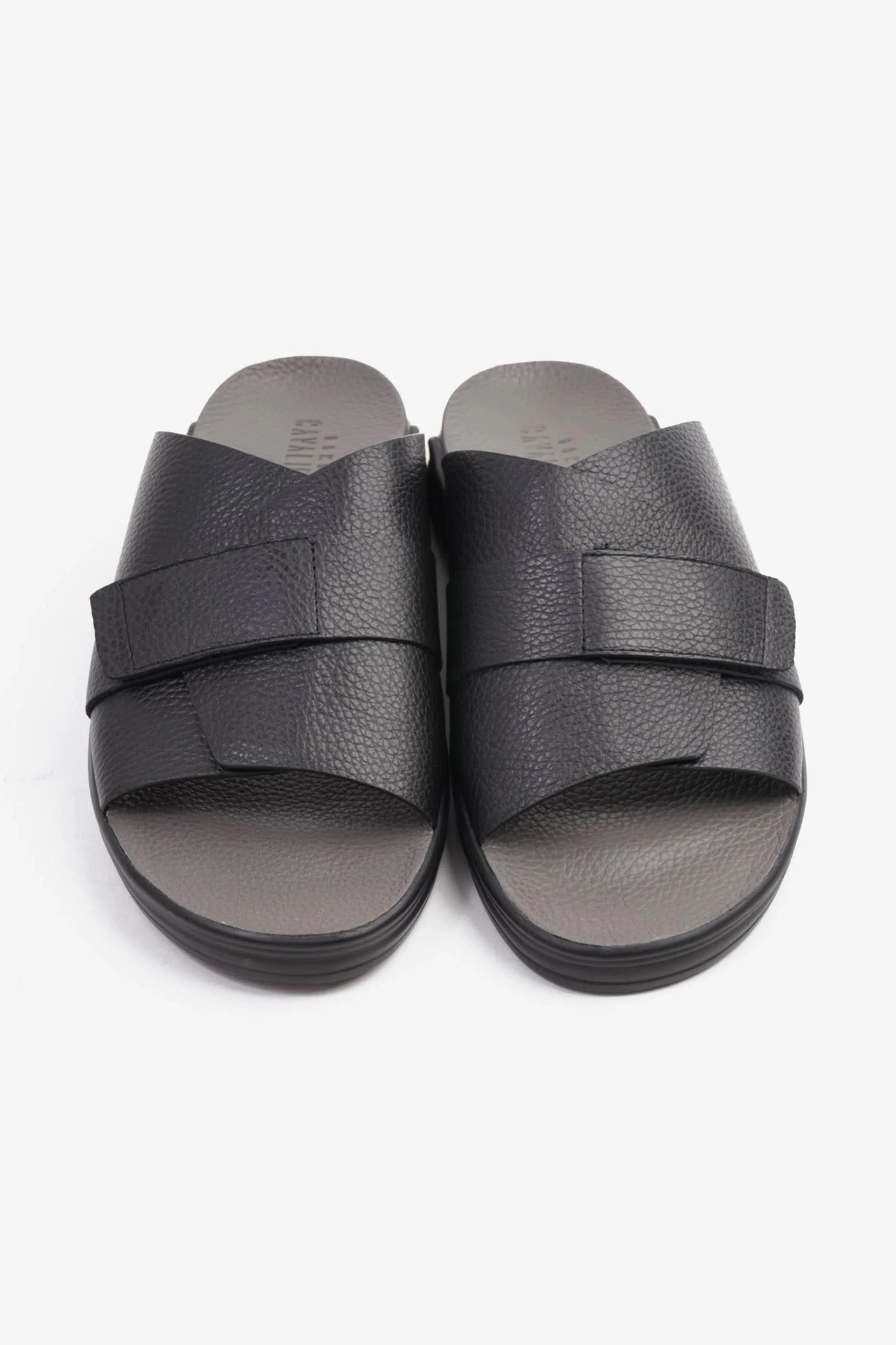 Cavalier Uomo Men's Strappy Sandals Black MSDCVSUN508