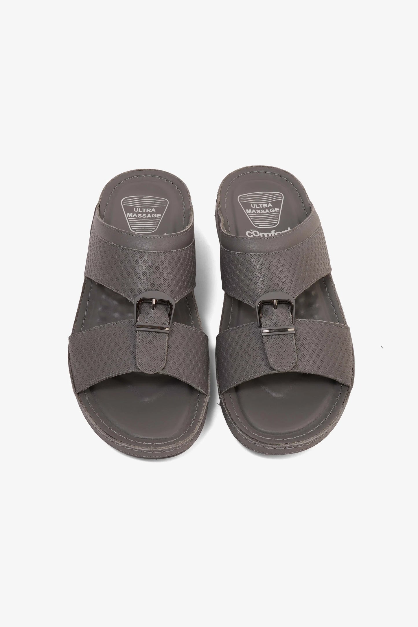 Comfort Plus Men's Arabic Sandals Grey MSDCP7702