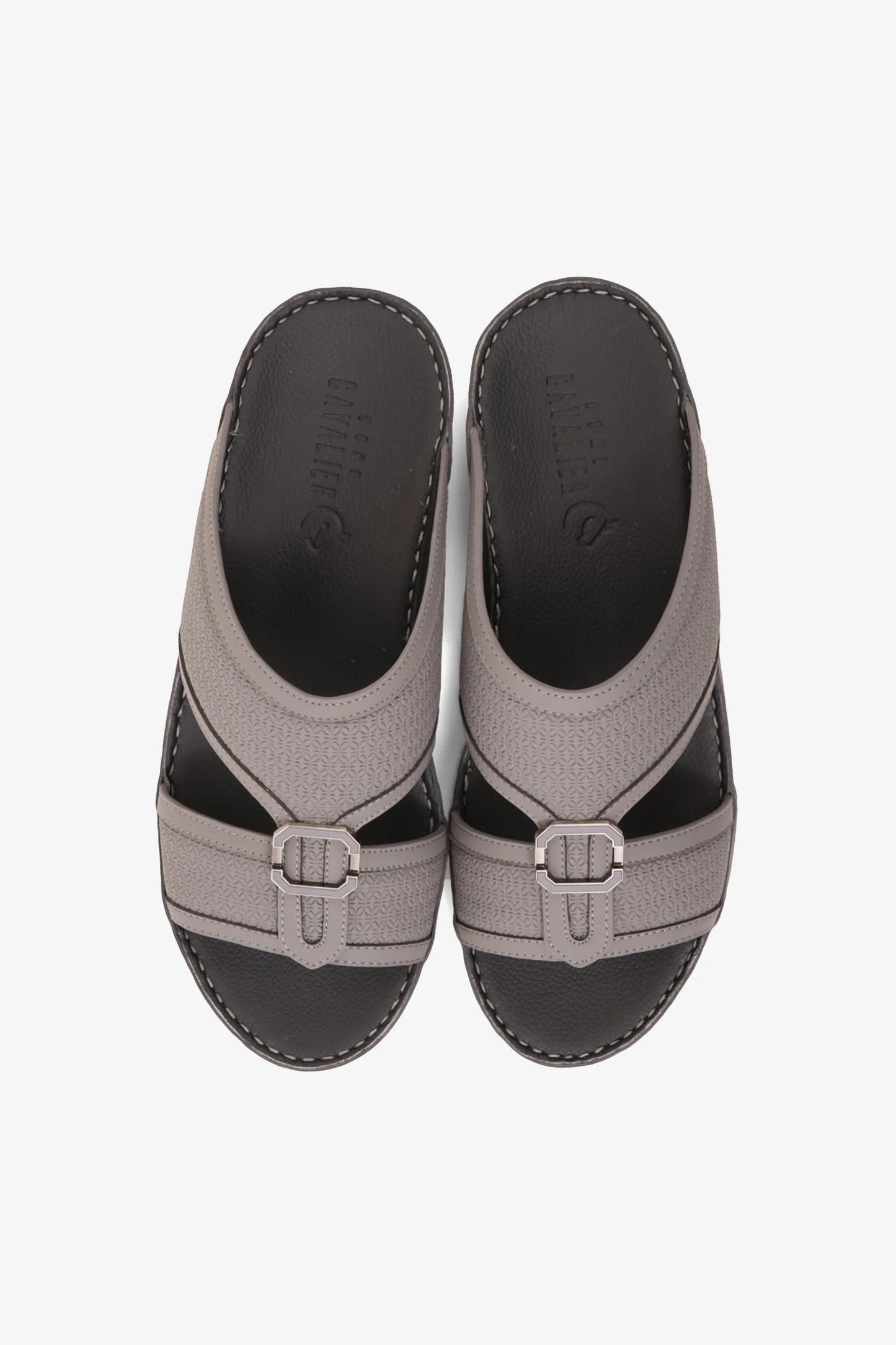 Cavalier Uomo Men's Premium Arabic Sandals Grey MSDCV1119