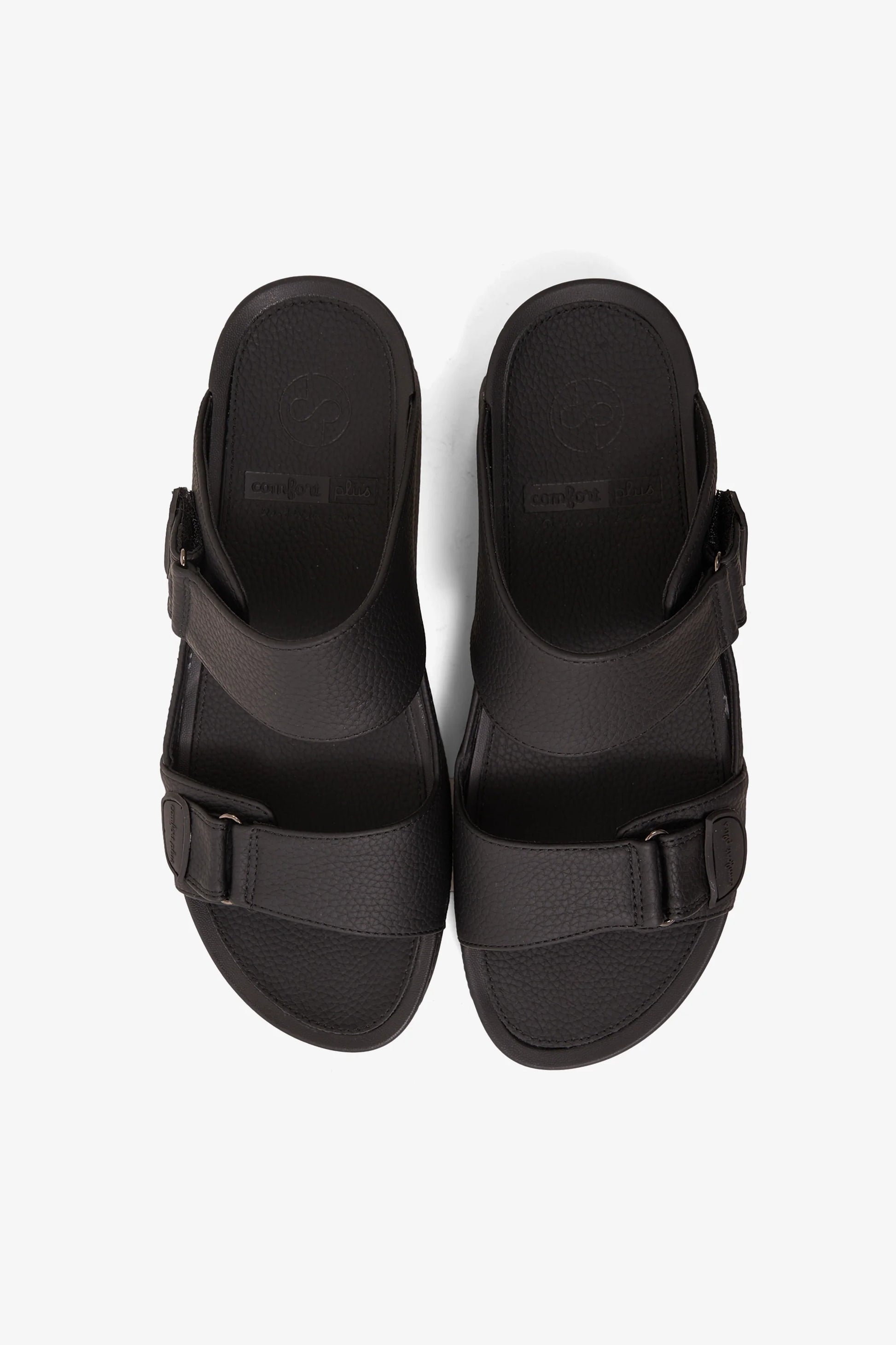 Comfort Plus Men's Elite Cushion Arabic Sandals Black MSDGBCPAS101
