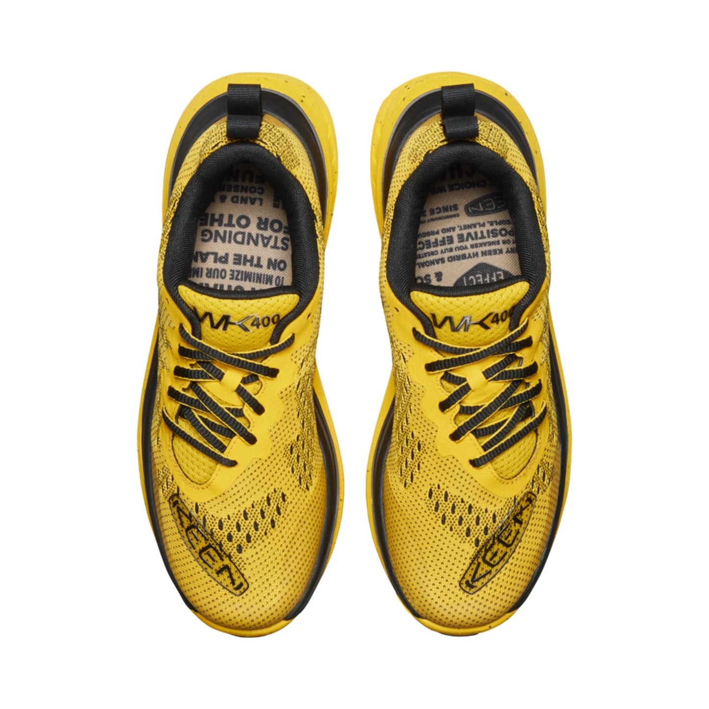 Men's WK400 Walking Shoe Yellow Black