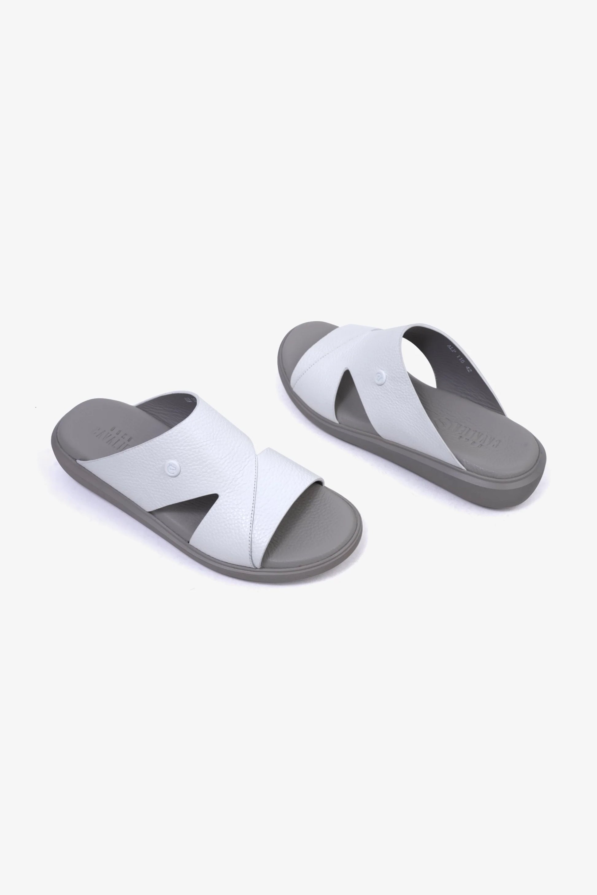 Cavalier Uomo Men's Sandals White MSDCVALP115