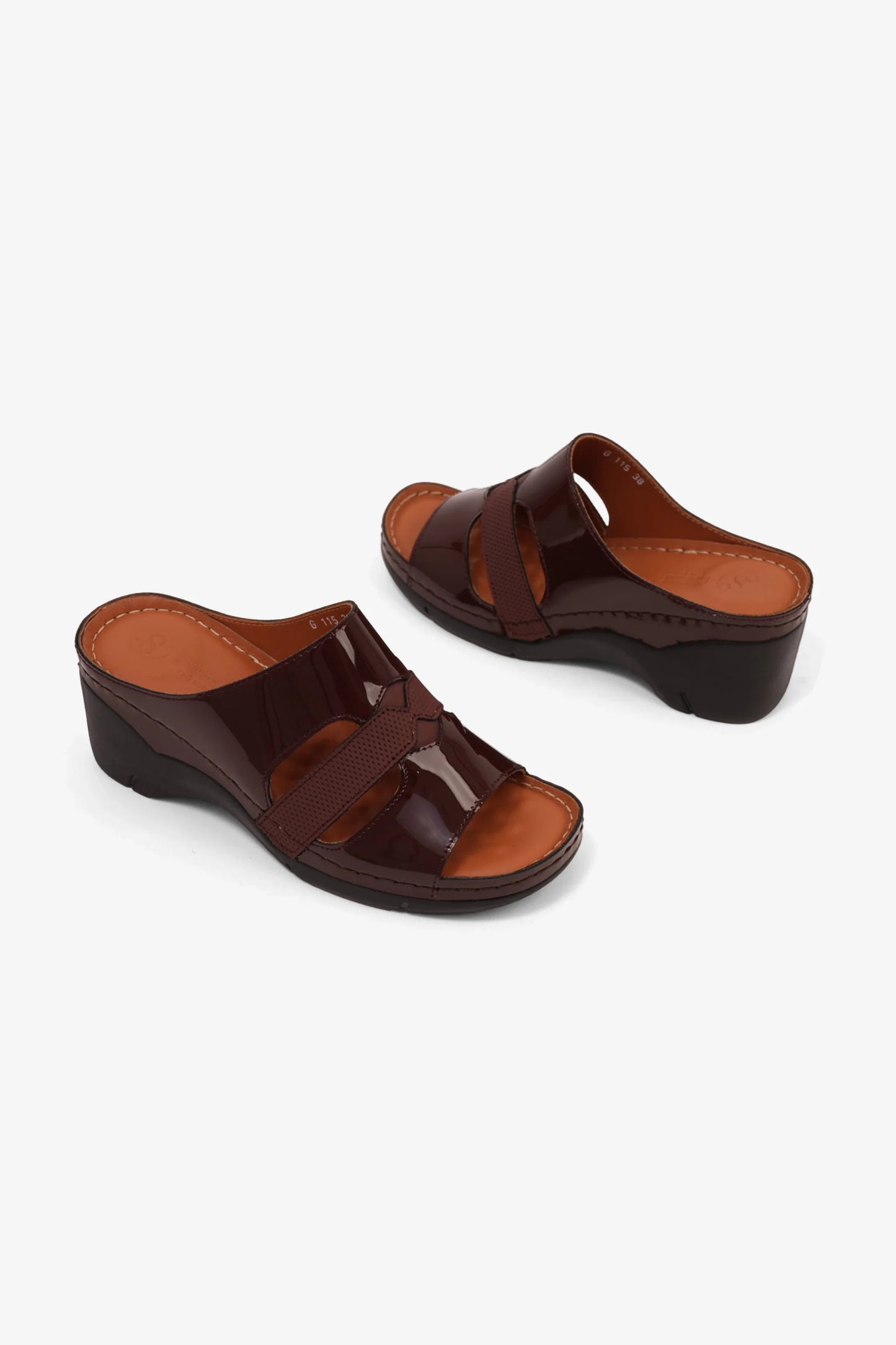 Comfort Plus Women's High Heel Arabic Sandals Maroon GG115