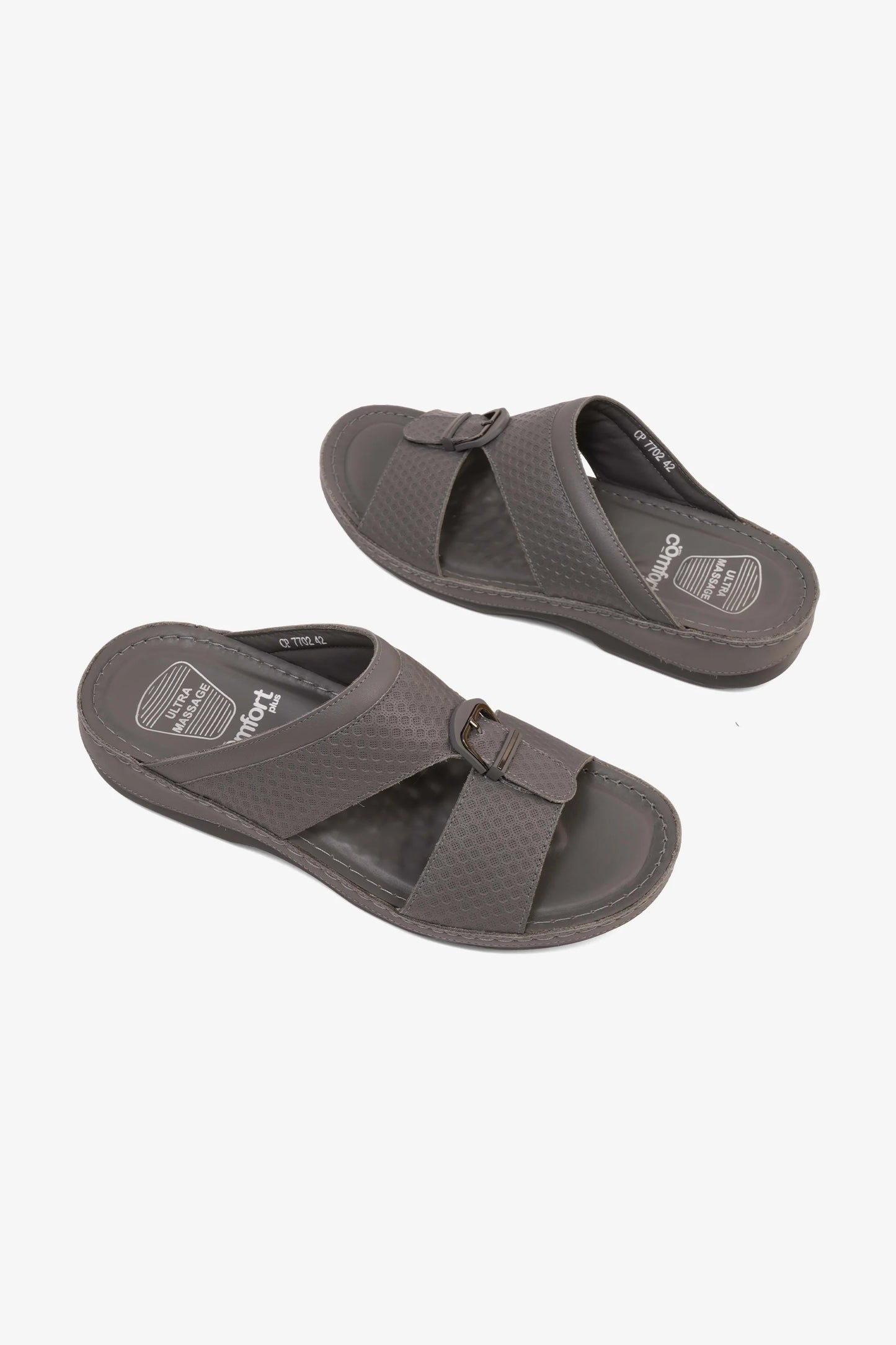Comfort Plus Men's Arabic Sandals Grey MSDCP7702