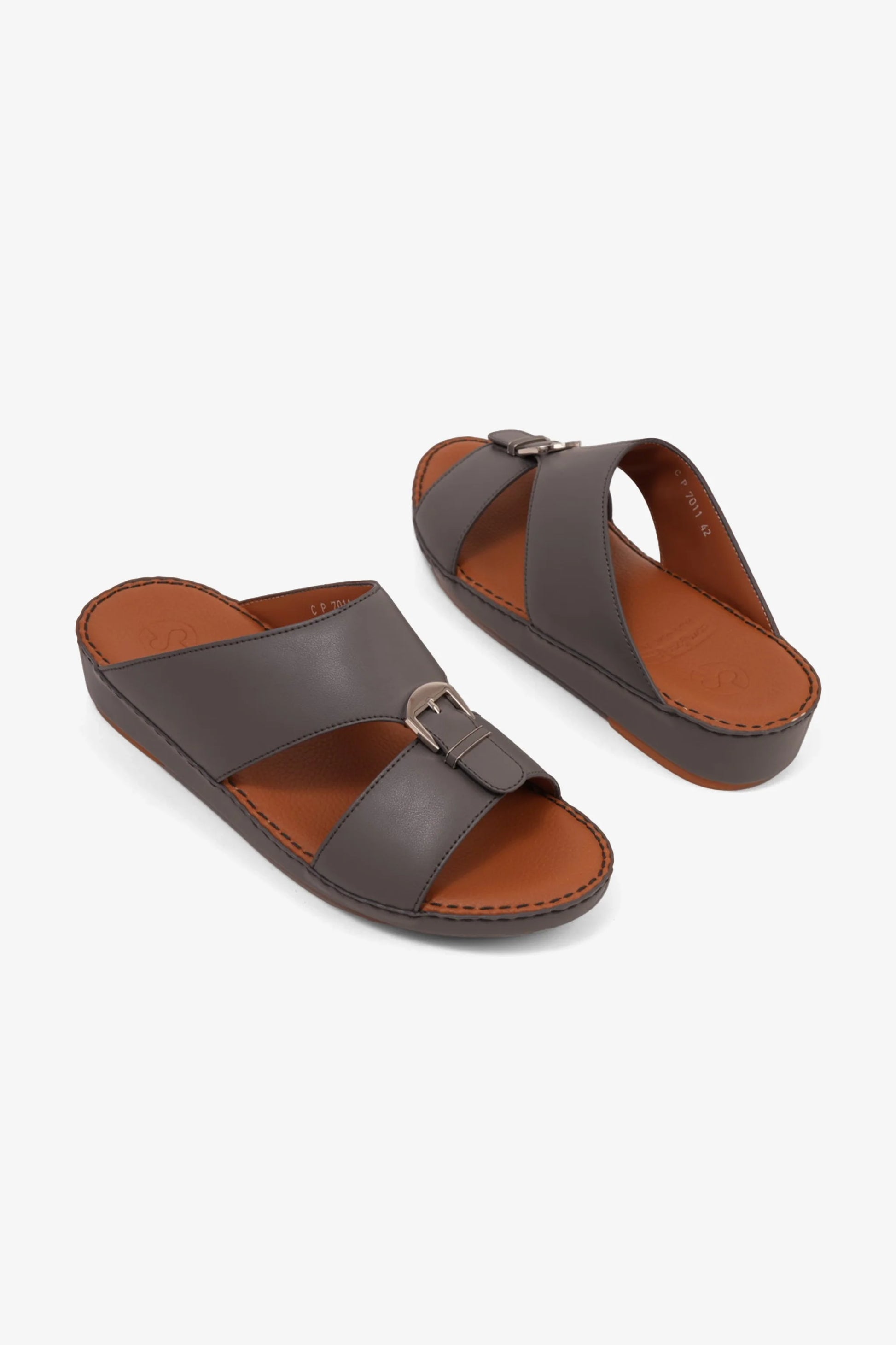 Comfort Plus Men's Arabic Sandals Dark Grey MSDCP7011