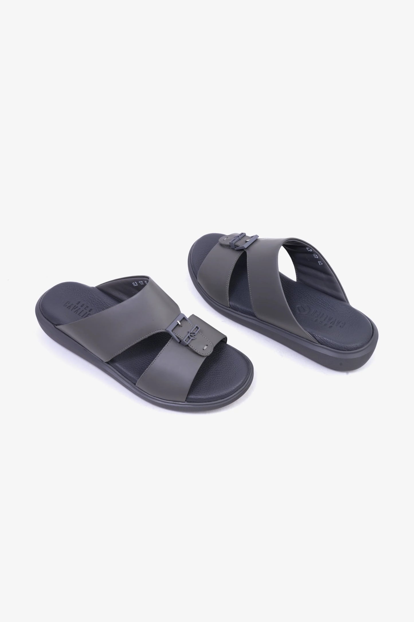 Cavalier Uomo Men's Arabic Sandals Grey MSDCVALP107