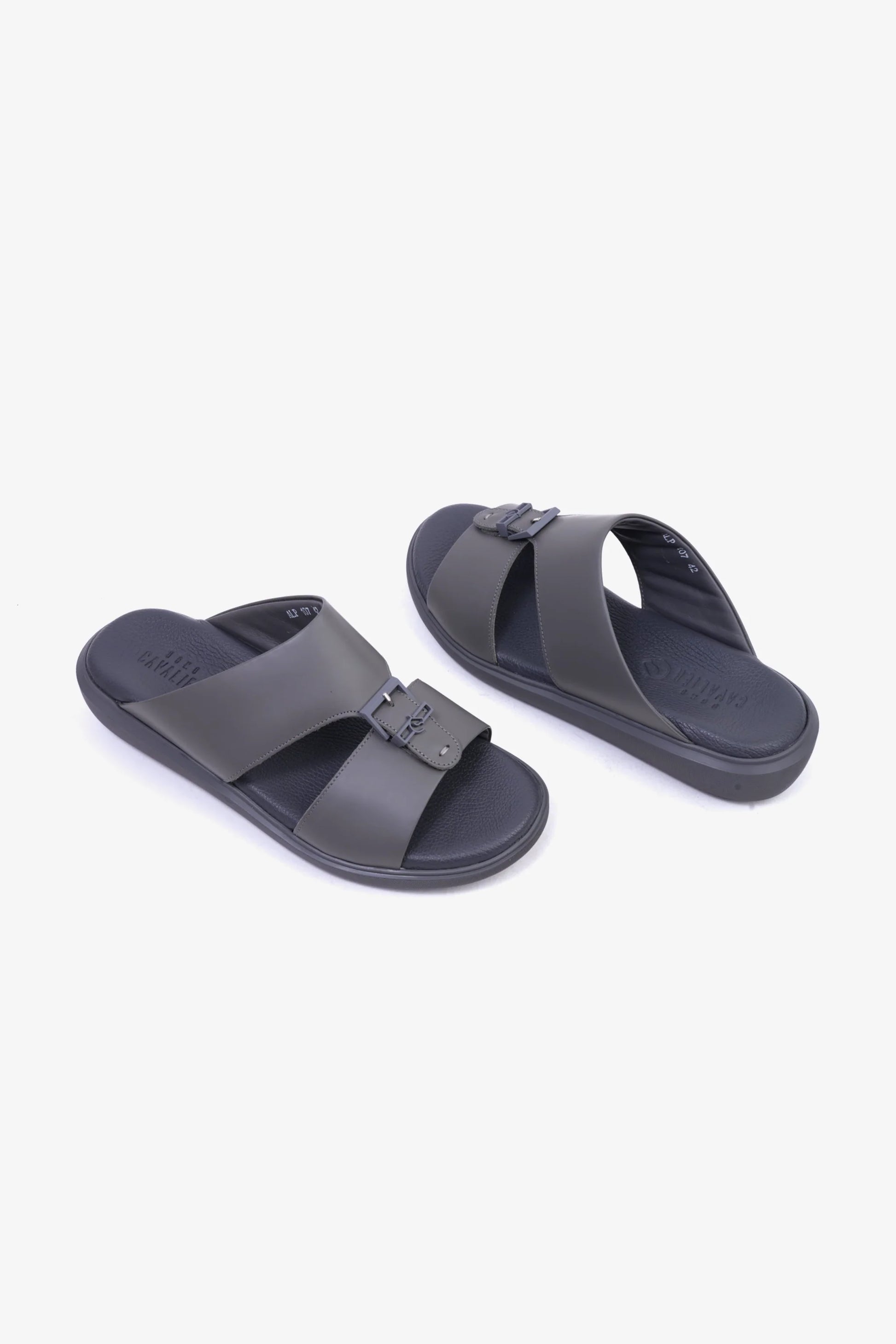 Cavalier Uomo Men's Arabic Sandals Grey MSDCVALP107