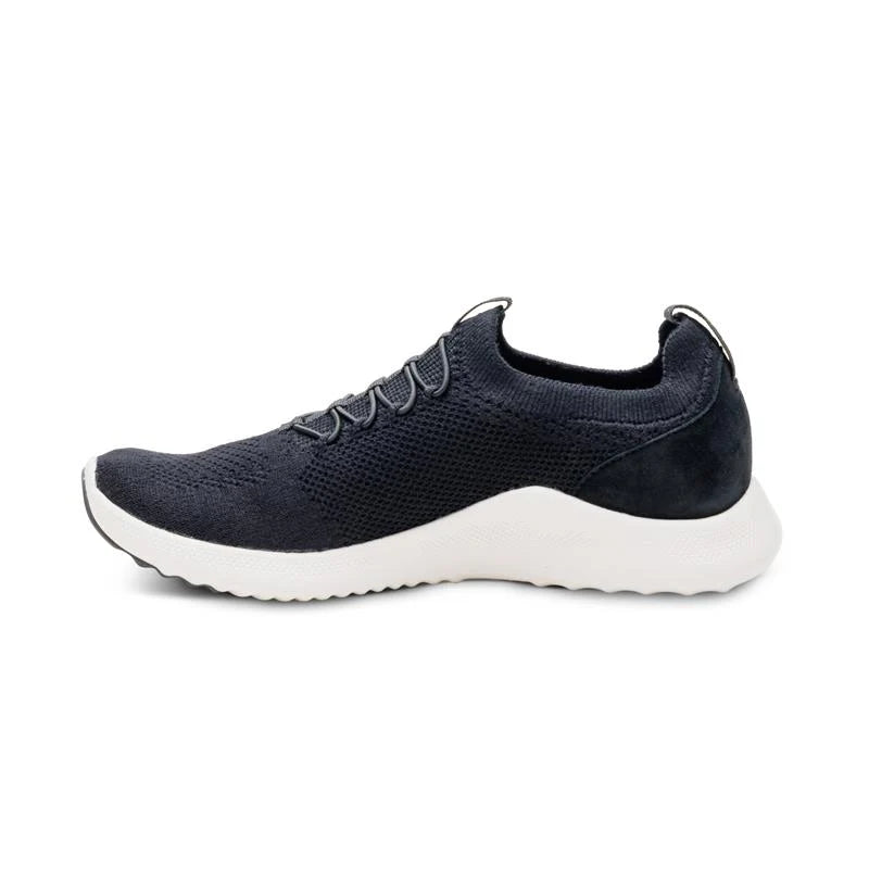 AETREX KINSLEY ADJ WOMEN'S SNEAKERS BLACK - Sole Therapy