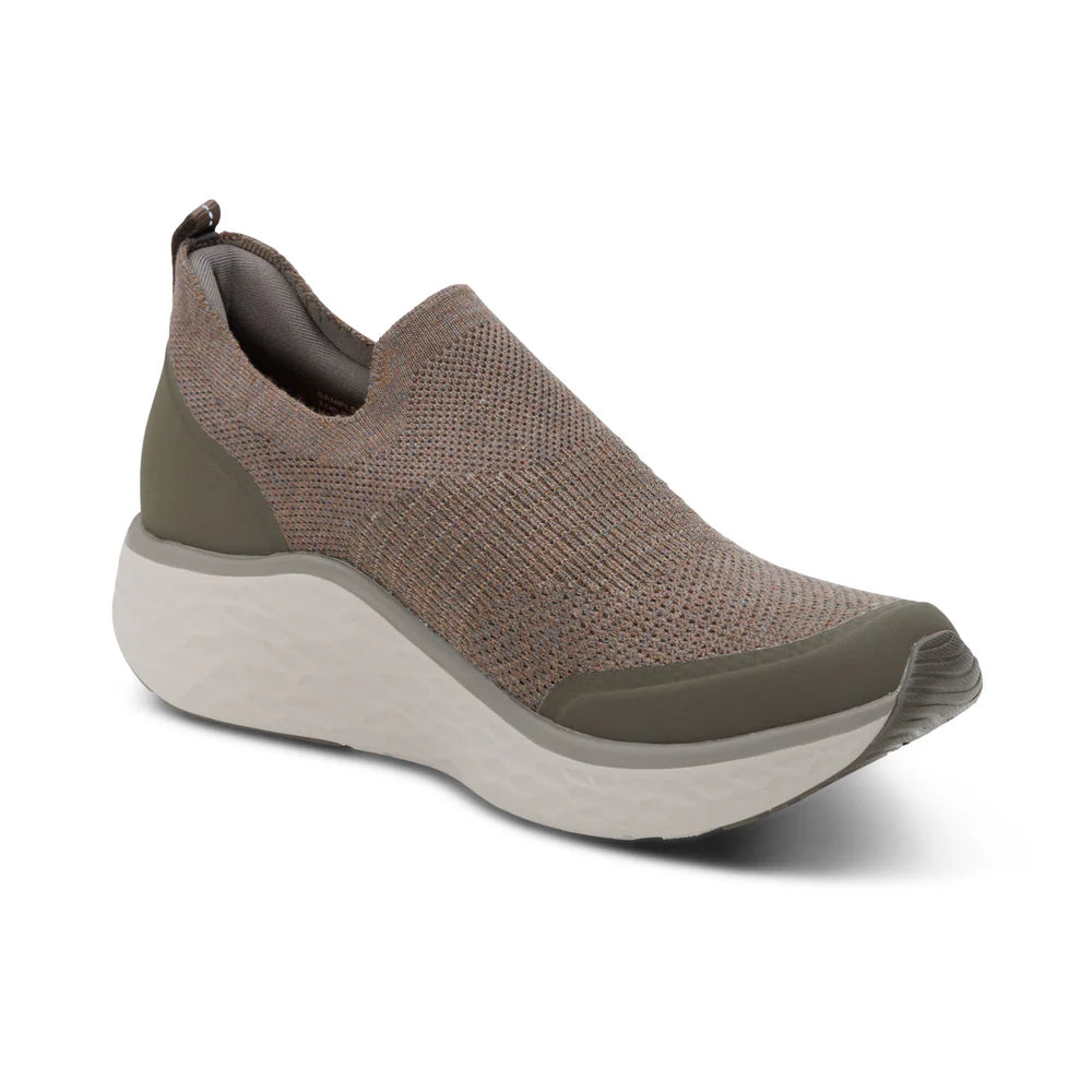 AETREX MENS DASH SPORTS SHOES TAUPE - Sole Therapy
