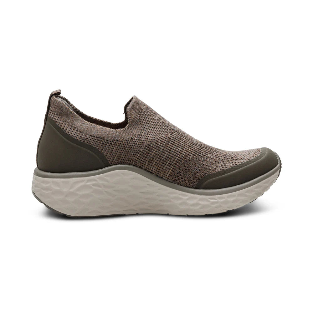 AETREX MENS DASH SPORTS SHOES TAUPE - Sole Therapy