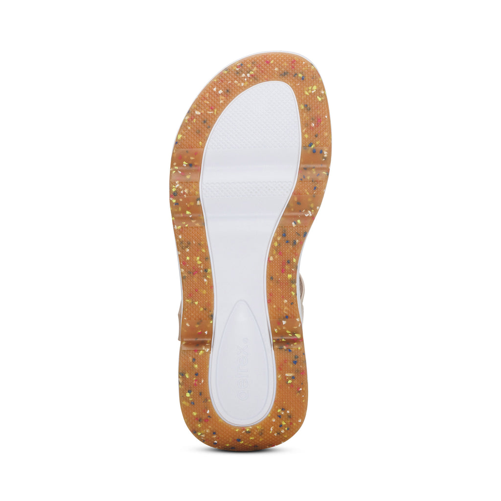 AETREX WHIT SANDAL  CHAMPAGNE - Sole Therapy