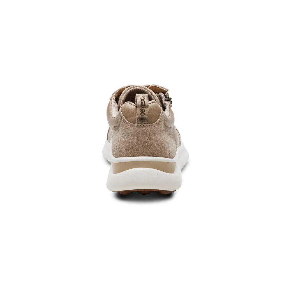 AETREX WOMEN'S ELISE  LACE UP SNEAKERS TAN - Sole Therapy