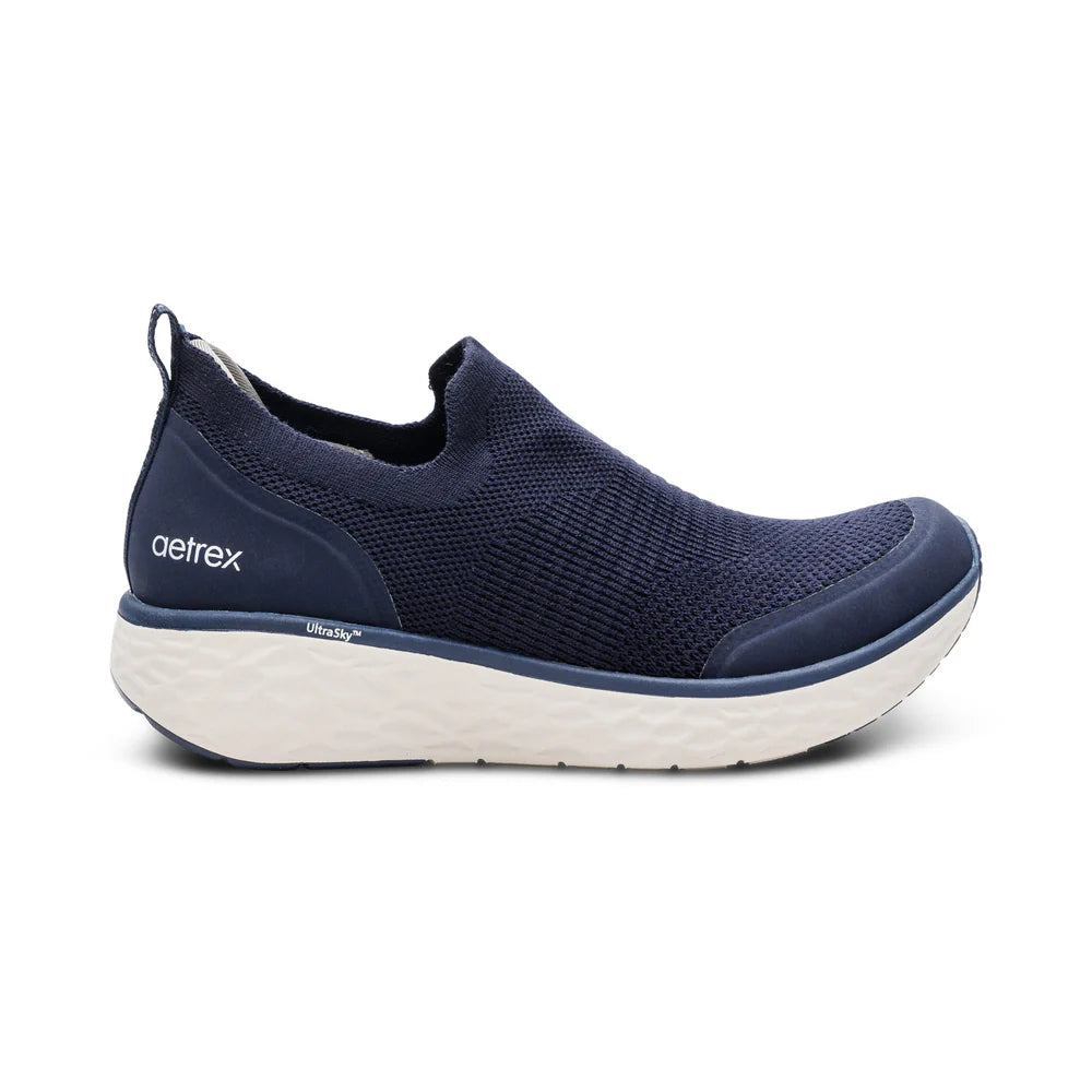 AETREX WOMENS DASH SPORTS SHOES - BLUE - Sole Therapy