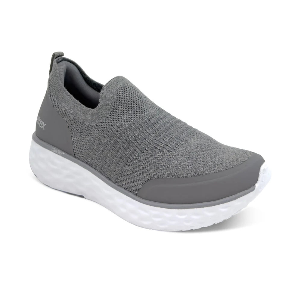 AETREX WOMENS DASH SPORTS SHOES -GREY - Sole Therapy