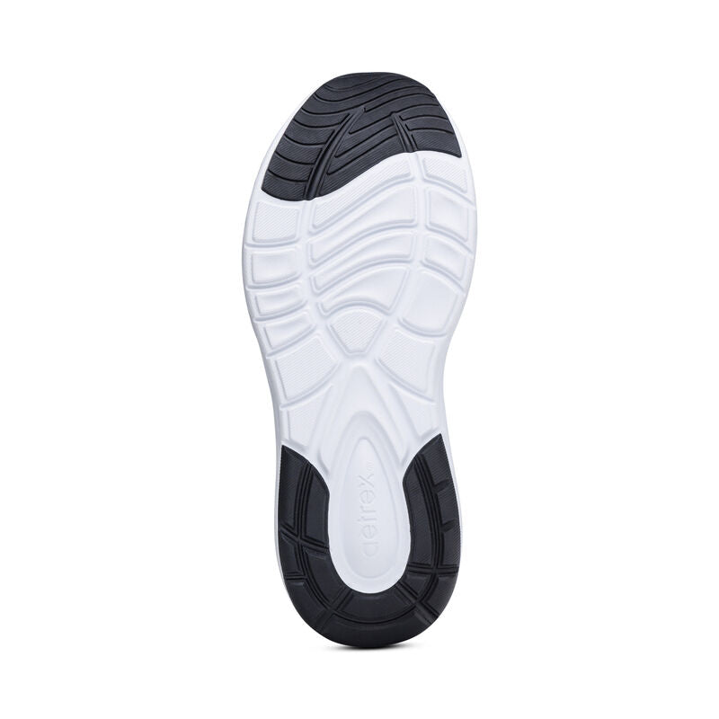 AETREX CHASE ARCH SUPPORT SNEAKERS BLACK/WHITE