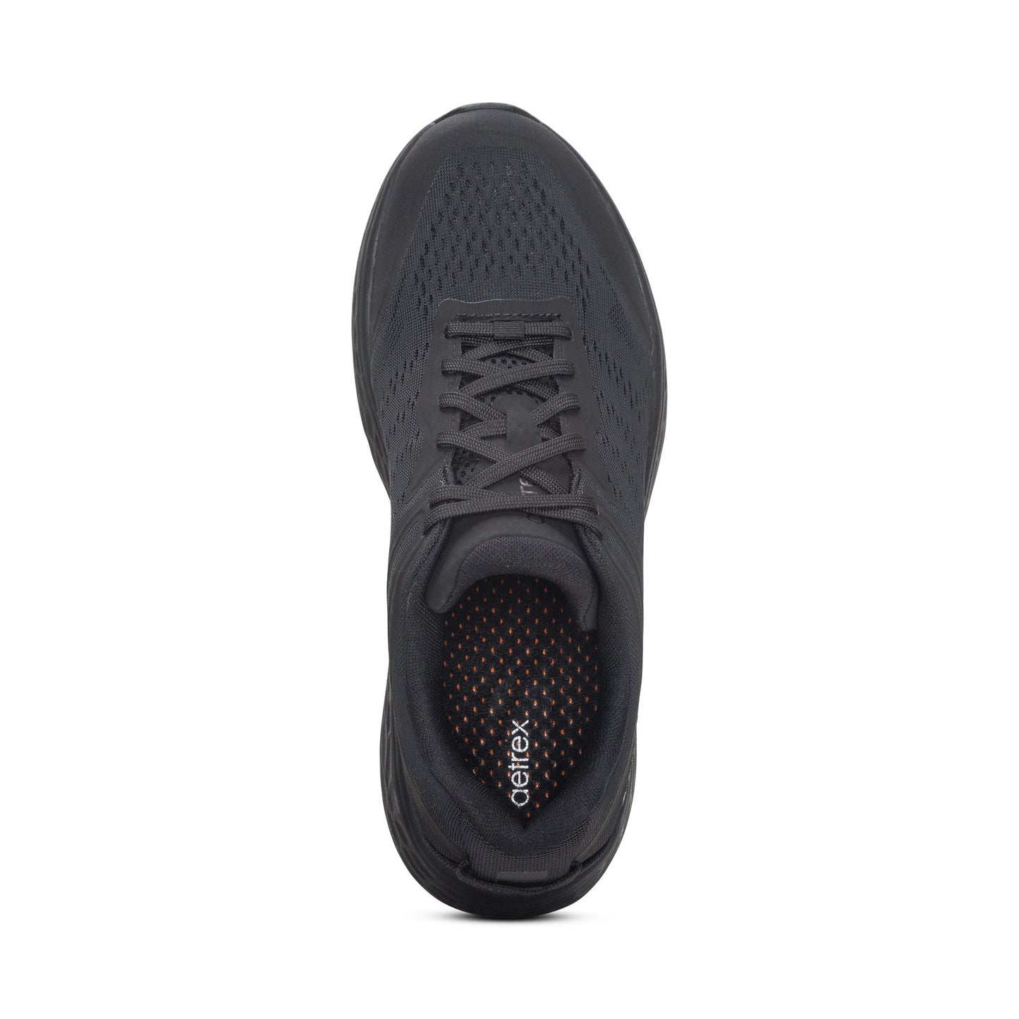 AETREX CHASE ARCH SUPPORT SNEAKERS BLACK/BLACK