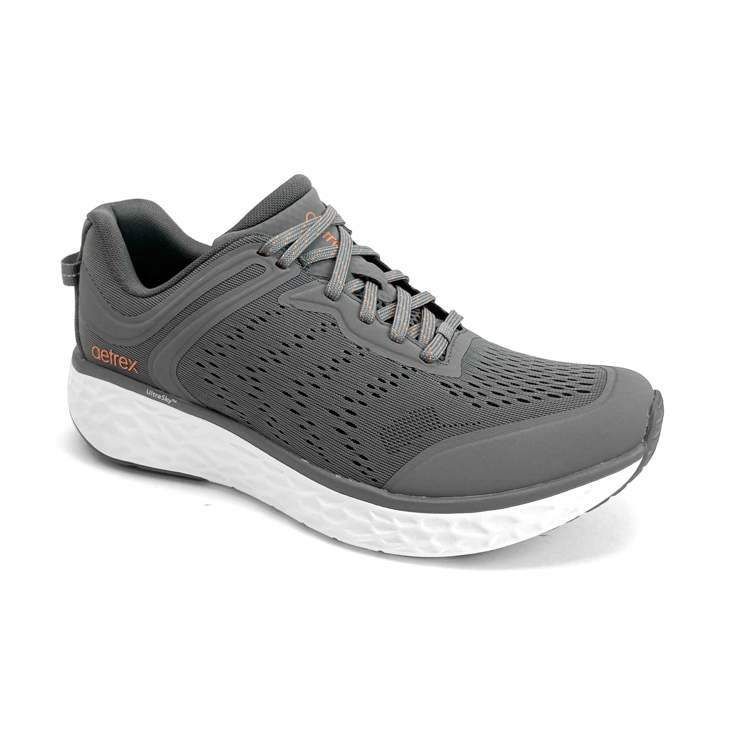 AETREX CHASE ARCH SUPPORT SNEAKERS GREY