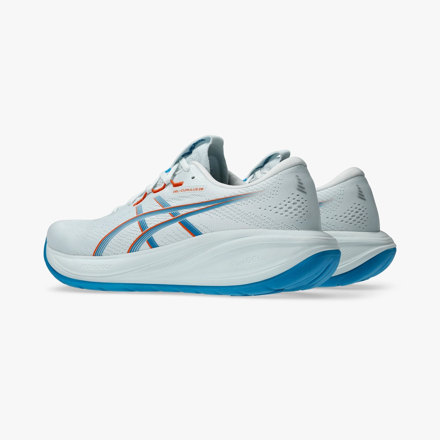 ASICS MEN SHOES GEL CUMULUS 28 ARCTIC BLUE/AEGEAN BLUE - Sole Therapy