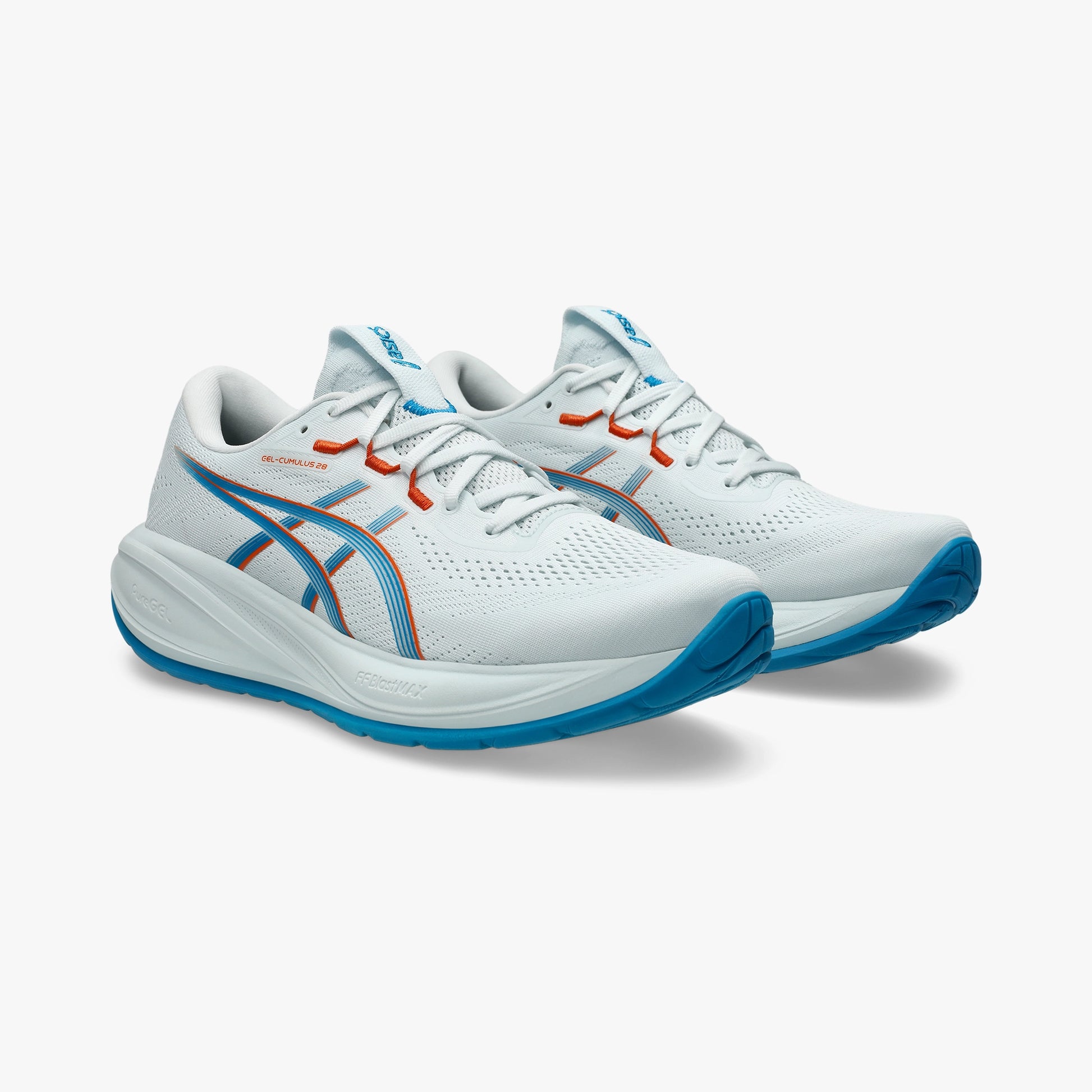 ASICS MEN SHOES GEL CUMULUS 28 ARCTIC BLUE/AEGEAN BLUE - Sole Therapy