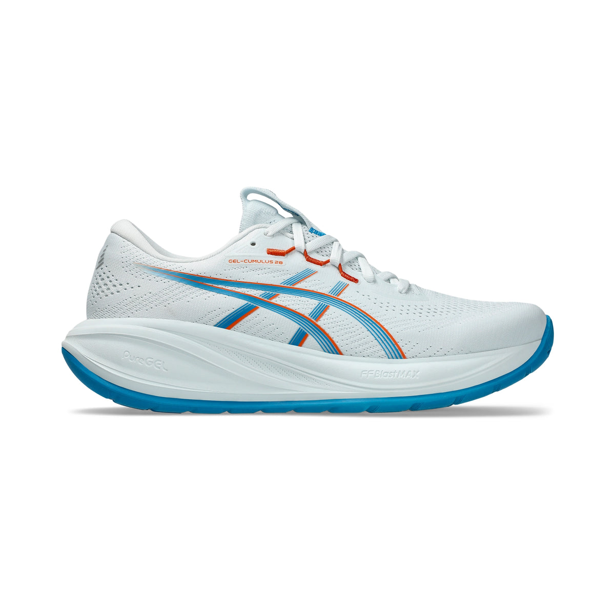 ASICS MEN SHOES GEL CUMULUS 28 ARCTIC BLUE/AEGEAN BLUE - Sole Therapy