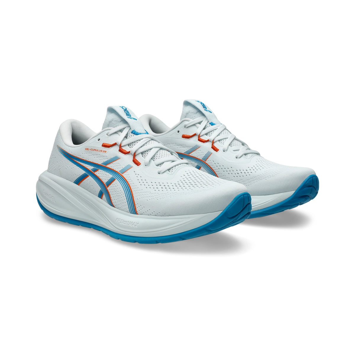 ASICS MEN SHOES GEL CUMULUS 28 ARCTIC BLUE/AEGEAN BLUE - Sole Therapy