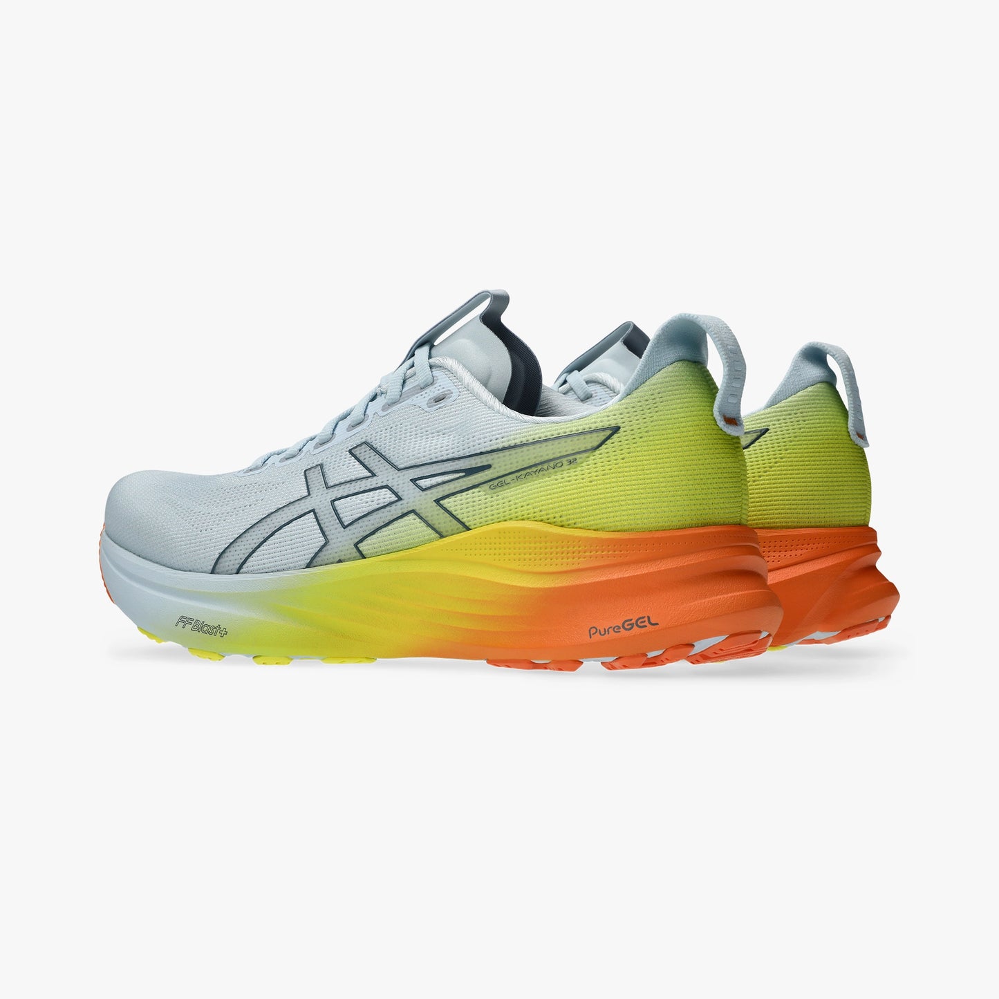 ASICS MEN SHOES GEL KAYANO 32 SKY/LEMON SPARK - Sole Therapy