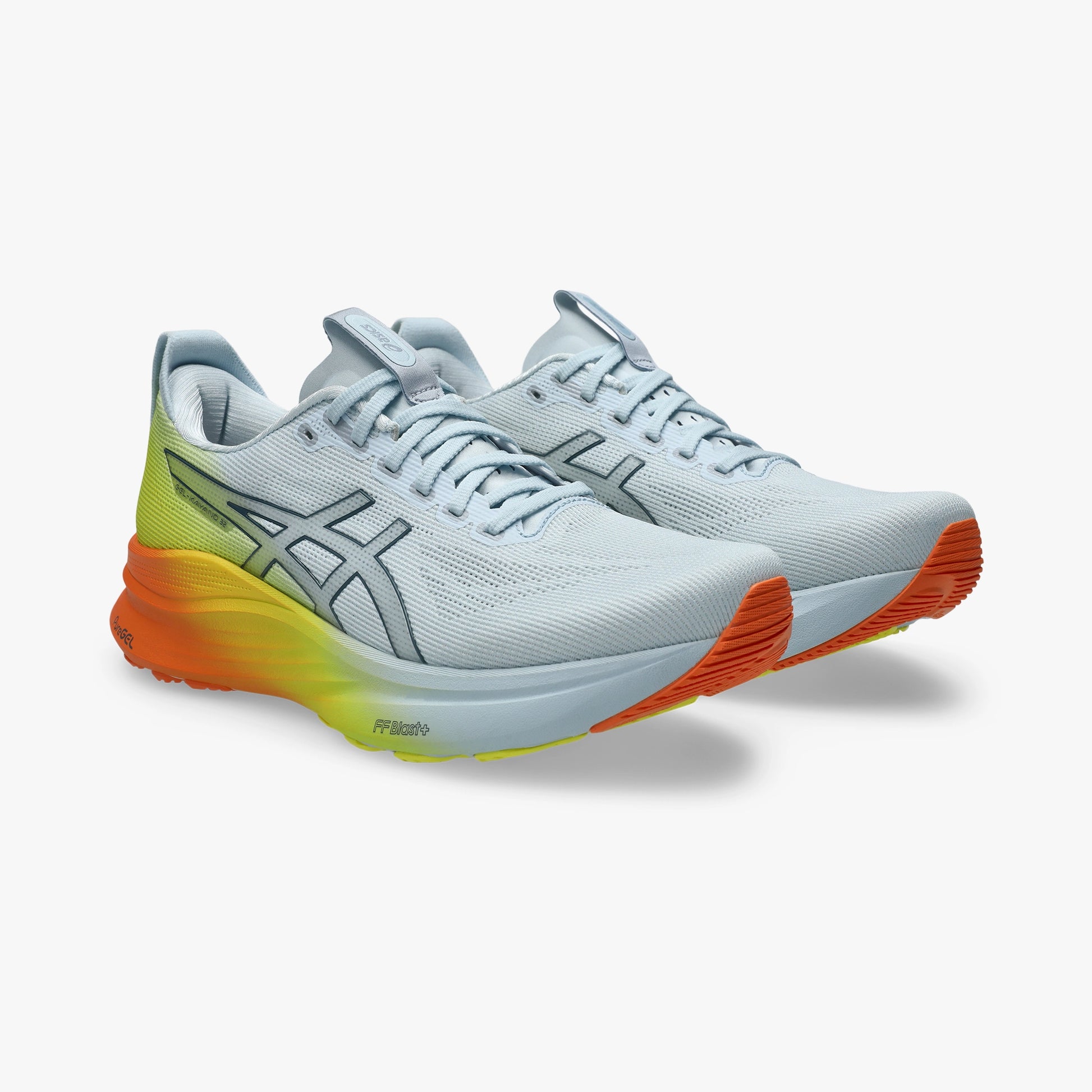 ASICS MEN SHOES GEL KAYANO 32 SKY/LEMON SPARK - Sole Therapy