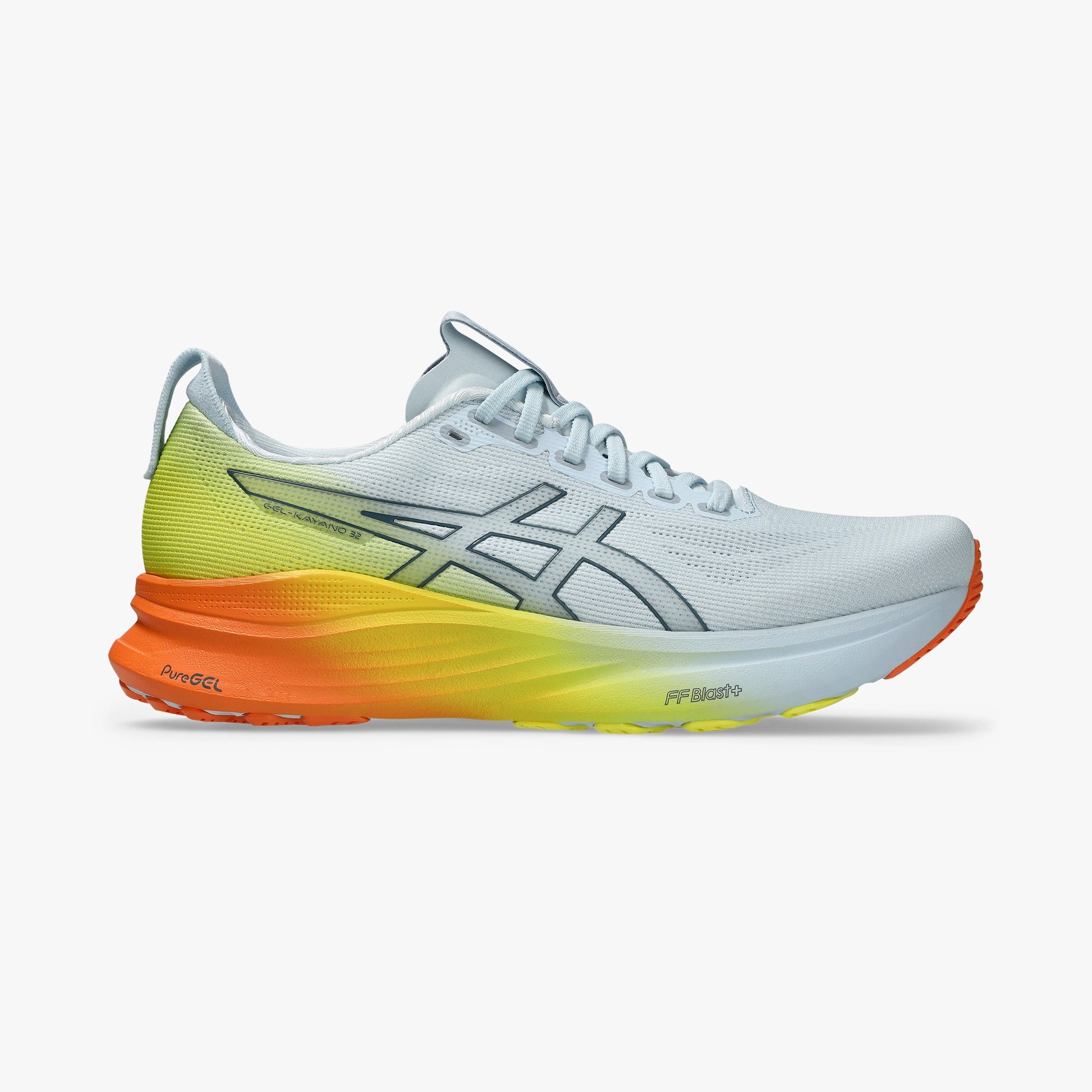 ASICS MEN SHOES GEL KAYANO 32 SKY/LEMON SPARK - Sole Therapy