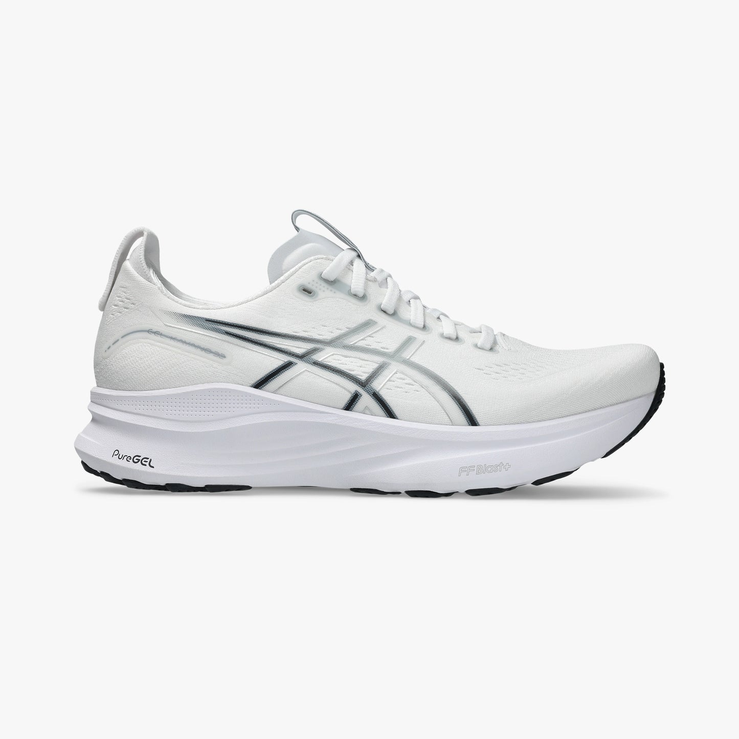 ASICS MEN SHOES GEL KAYANO 32 WHITE/PURE SILVER - Sole Therapy