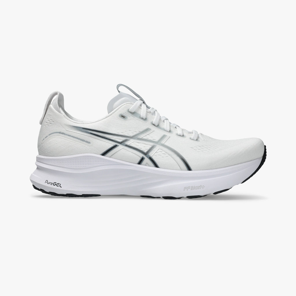 ASICS MEN SHOES GEL KAYANO 32 WHITE/PURE SILVER - Sole Therapy