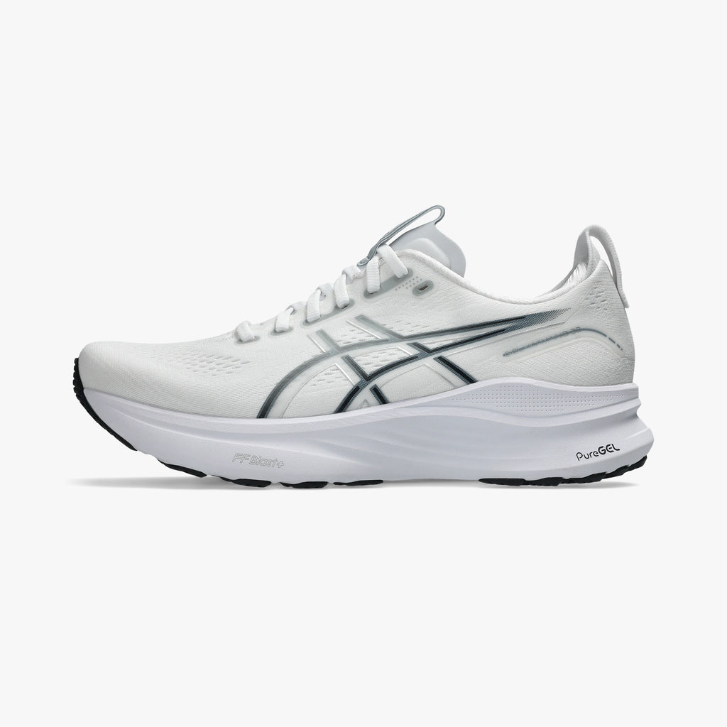 ASICS MEN SHOES GEL KAYANO 32 WHITE/PURE SILVER - Sole Therapy