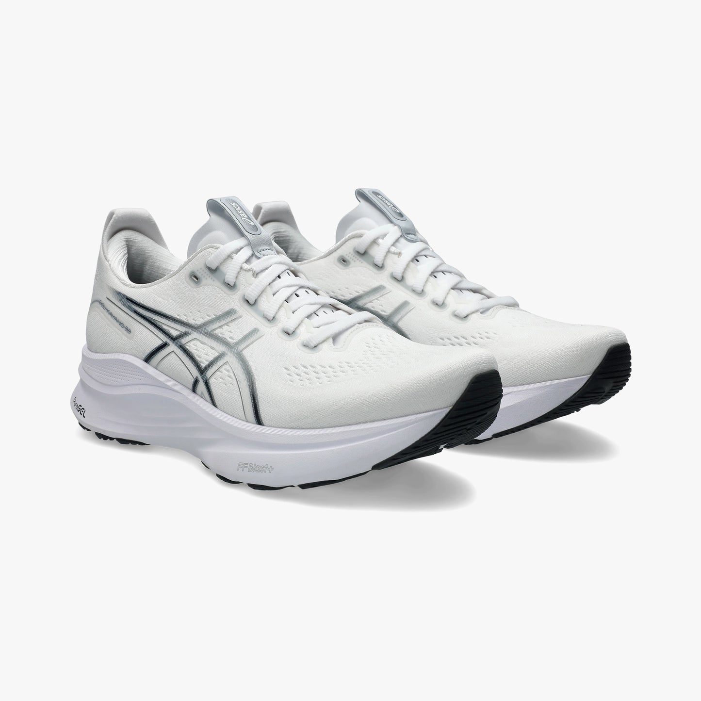 ASICS MEN SHOES GEL KAYANO 32 WHITE/PURE SILVER - Sole Therapy