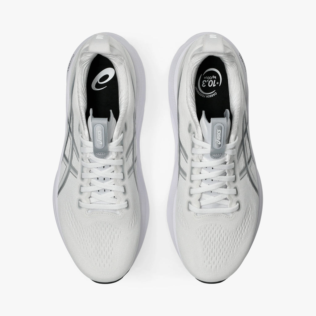 ASICS MEN SHOES GEL KAYANO 32 WHITE/PURE SILVER - Sole Therapy