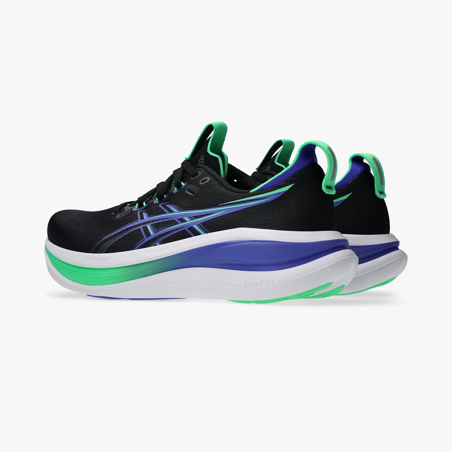 ASICS MEN SHOES GEL NIMBUS 28 BLACK/COBALT BURST - Sole Therapy