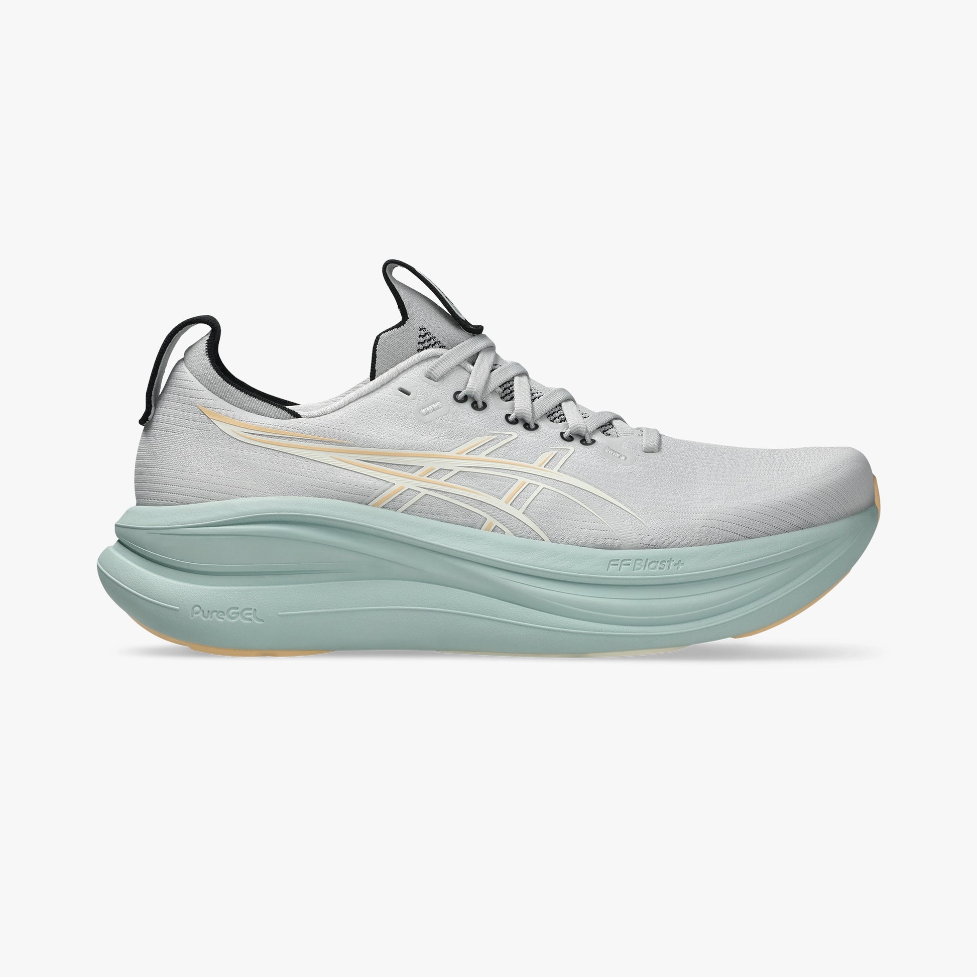 ASICS MEN SHOES GEL NIMBUS 28 CLOUD GREY/CREAM - Sole Therapy