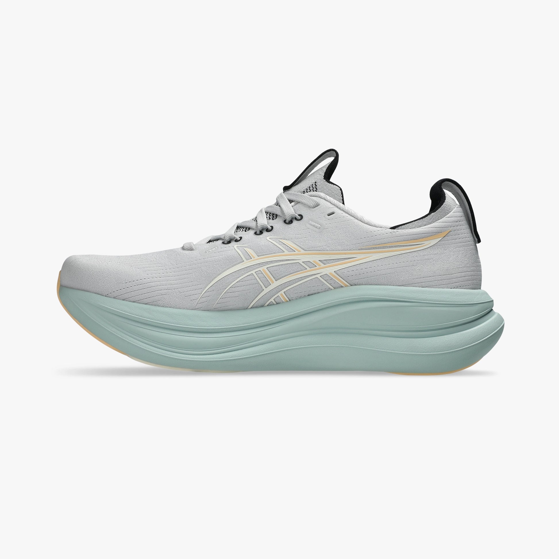 ASICS MEN SHOES GEL NIMBUS 28 CLOUD GREY/CREAM - Sole Therapy