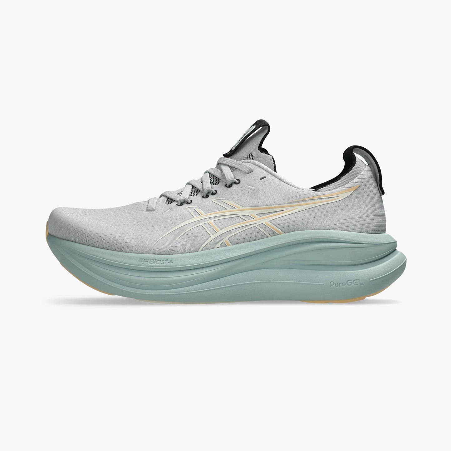 ASICS MEN SHOES GEL NIMBUS 28 CLOUD GREY/CREAM - Sole Therapy