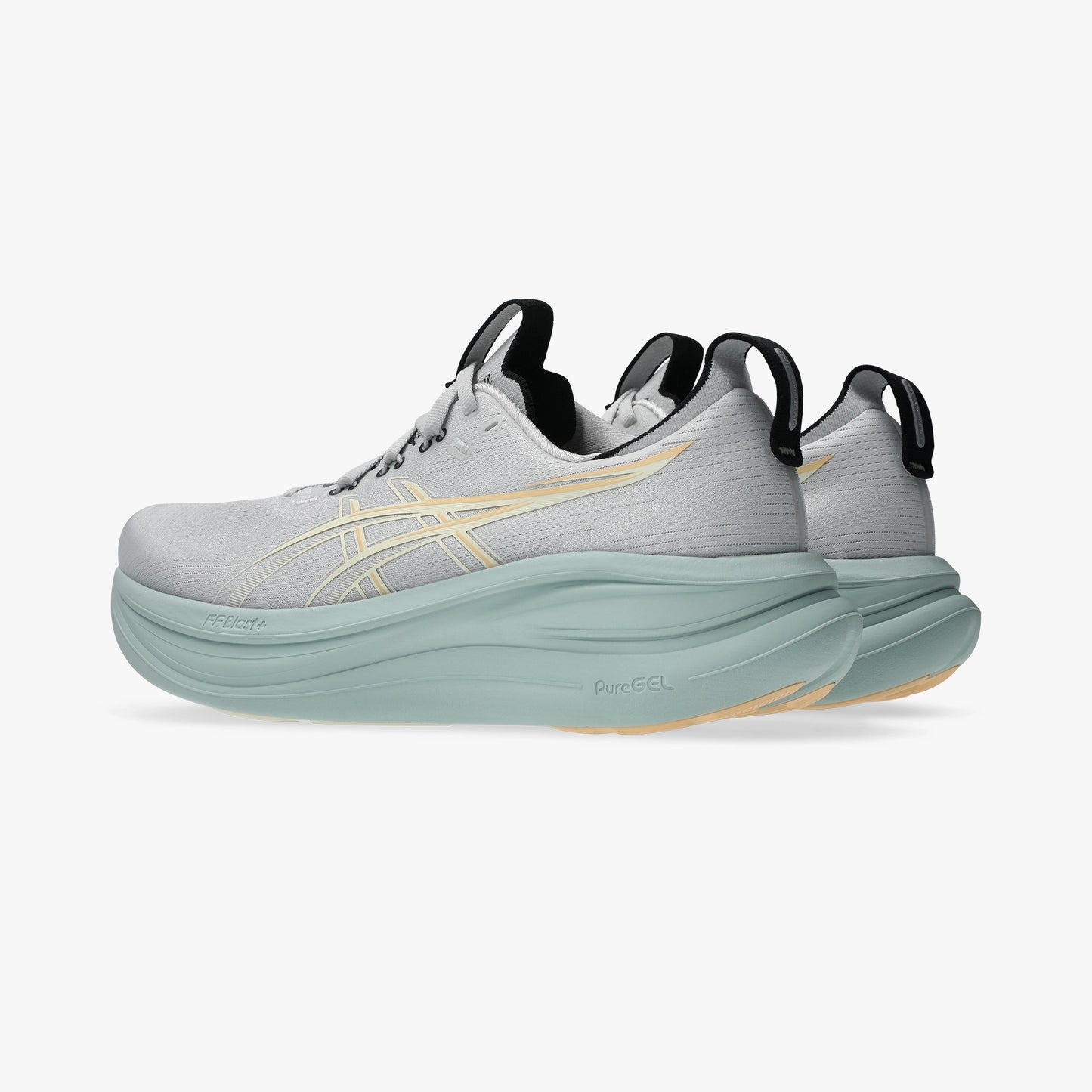 ASICS MEN SHOES GEL NIMBUS 28 CLOUD GREY/CREAM - Sole Therapy