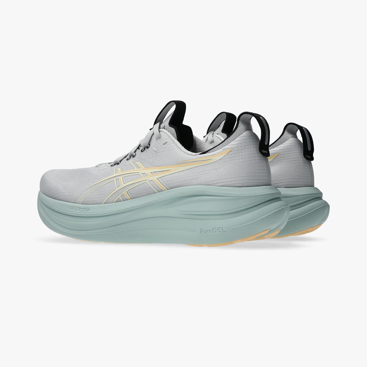 ASICS MEN SHOES GEL NIMBUS 28 CLOUD GREY/CREAM - Sole Therapy