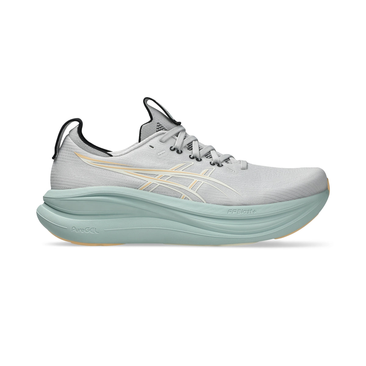 ASICS MEN SHOES GEL NIMBUS 28 CLOUD GREY/CREAM - Sole Therapy