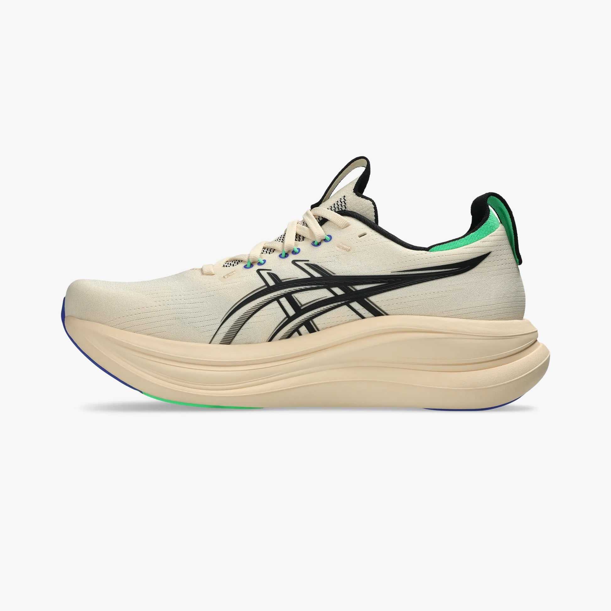 ASICS MEN SHOES GEL NIMBUS 28 SEASHELL/BLACK - Sole Therapy