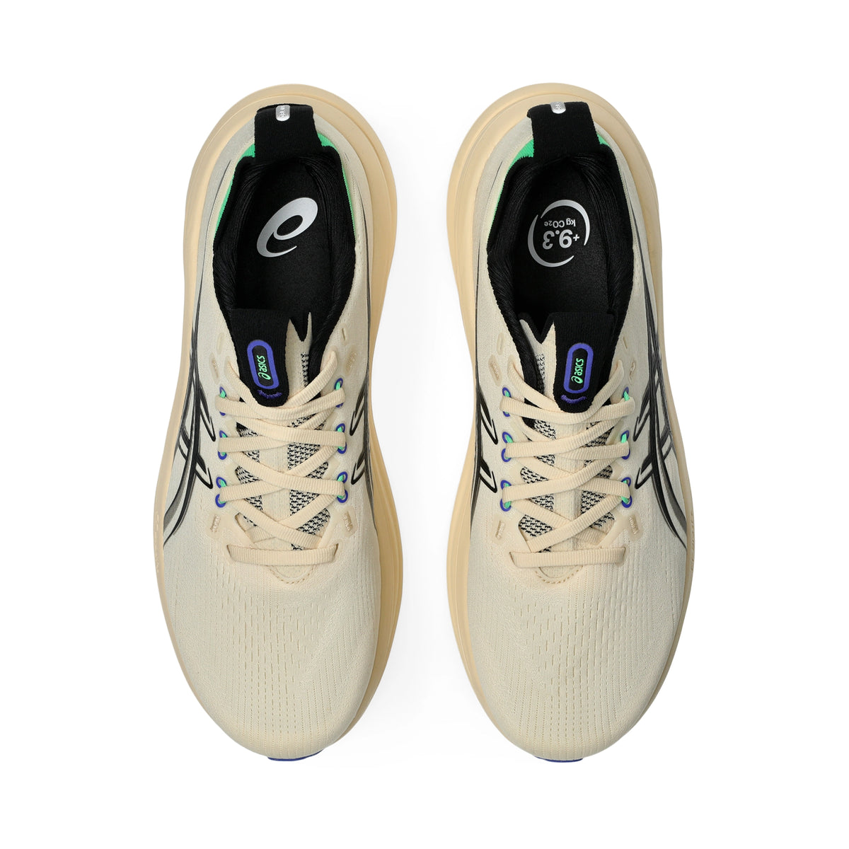 ASICS MEN SHOES GEL NIMBUS 28 SEASHELL/BLACK - Sole Therapy