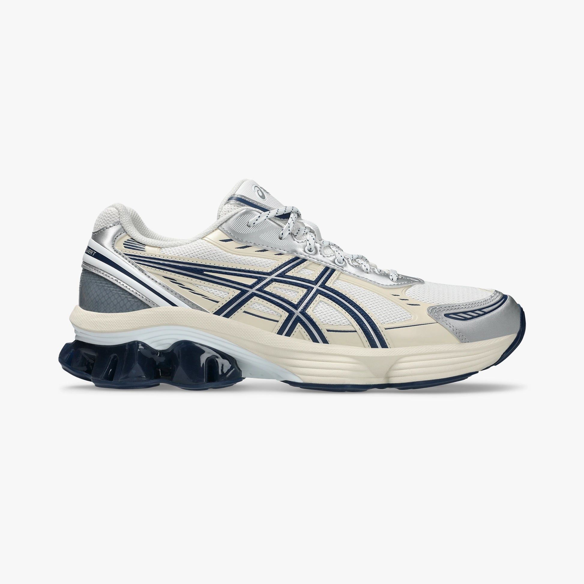 ASICS UNISEX GEL-KINETIC FLUENTWHITE/INDEPENDENCE BLUE - Sole Therapy