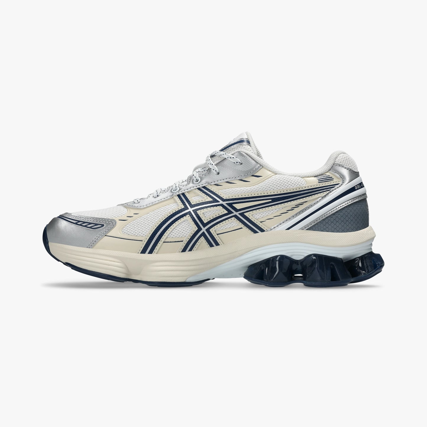 ASICS UNISEX GEL-KINETIC FLUENTWHITE/INDEPENDENCE BLUE - Sole Therapy