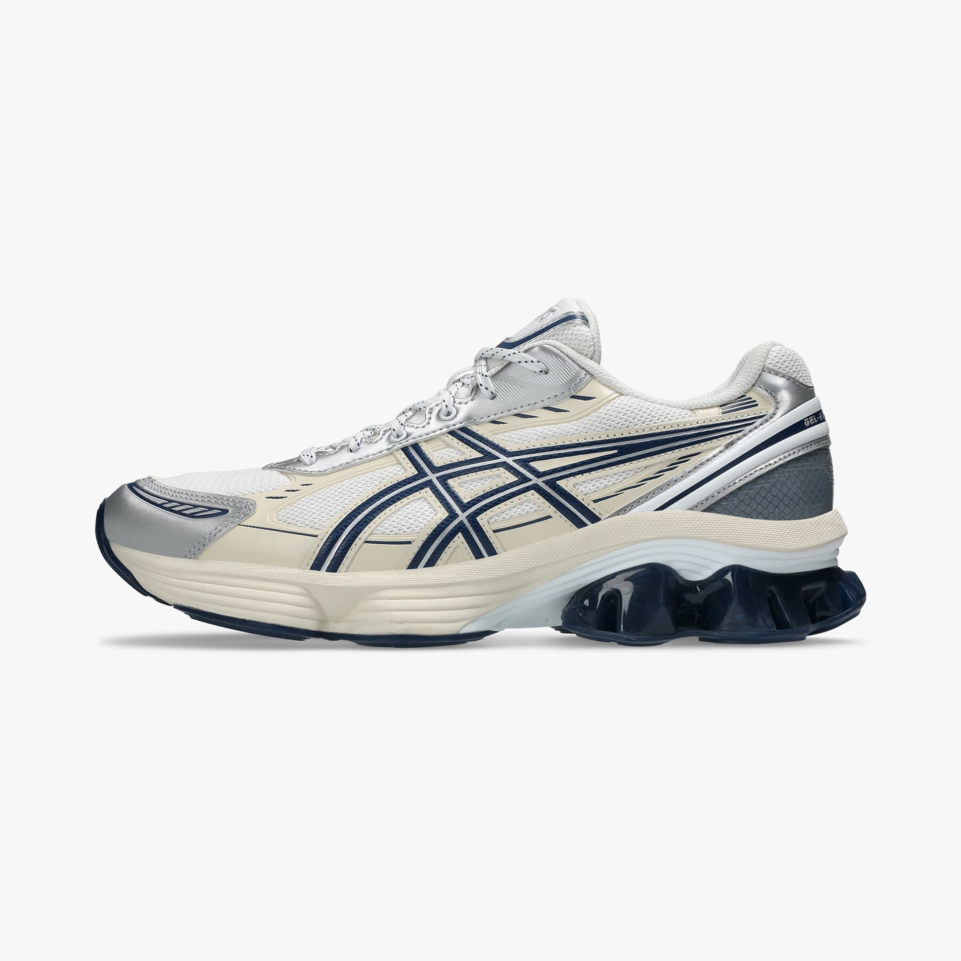 ASICS UNISEX GEL-KINETIC FLUENTWHITE/INDEPENDENCE BLUE - Sole Therapy
