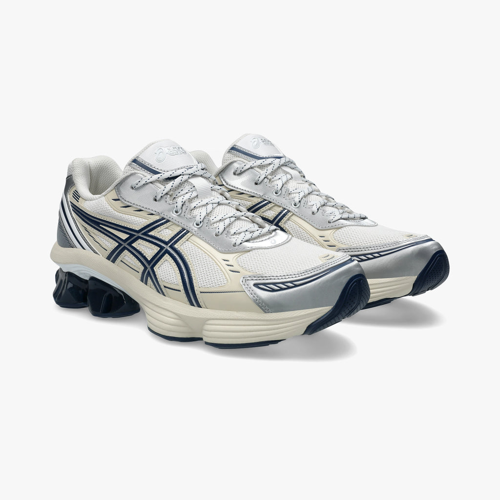 ASICS UNISEX GEL-KINETIC FLUENTWHITE/INDEPENDENCE BLUE - Sole Therapy