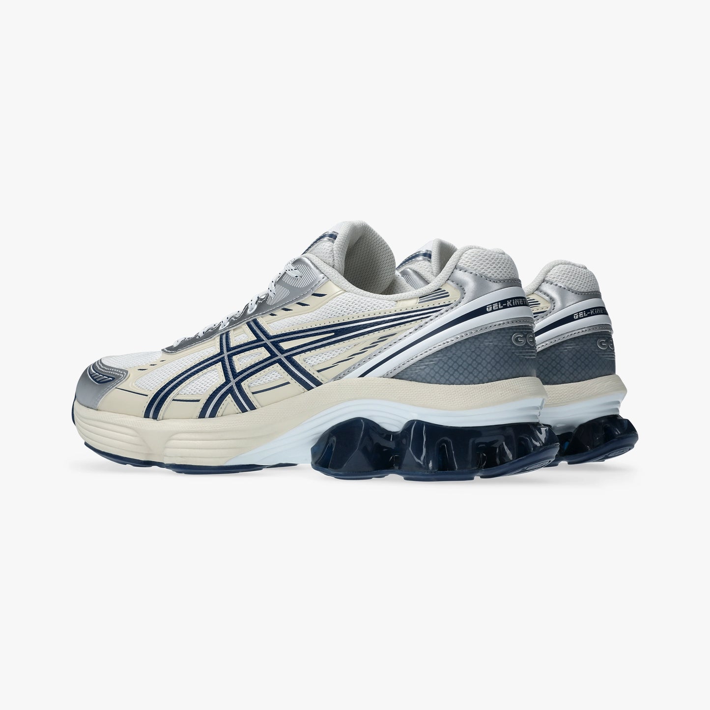 ASICS UNISEX GEL-KINETIC FLUENTWHITE/INDEPENDENCE BLUE - Sole Therapy