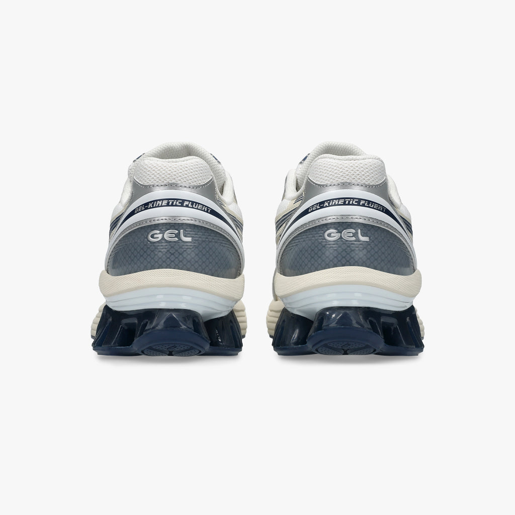 ASICS UNISEX GEL-KINETIC FLUENTWHITE/INDEPENDENCE BLUE - Sole Therapy